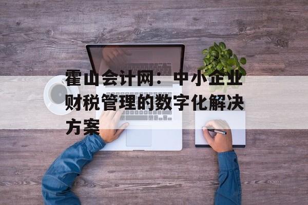 霍山会计网：中小企业财税管理的数字化解决方案-第1张图片-