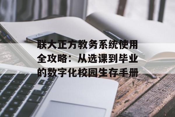 联大正方教务系统使用全攻略：从选课到毕业的数字化校园生存手册-第1张图片-