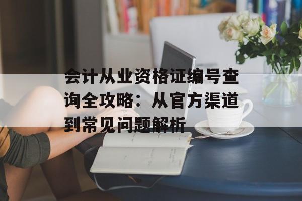 会计从业资格证编号查询全攻略：从官方渠道到常见问题解析-第1张图片-